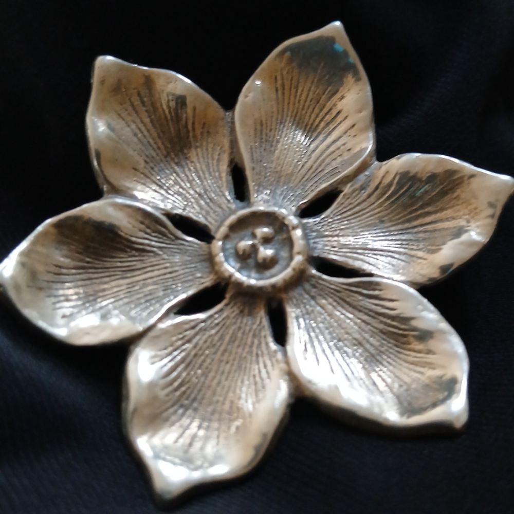 PARENTI 925 Sterling Silver Vintage FLOWER